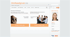 Desktop Screenshot of dinraadgiver.no